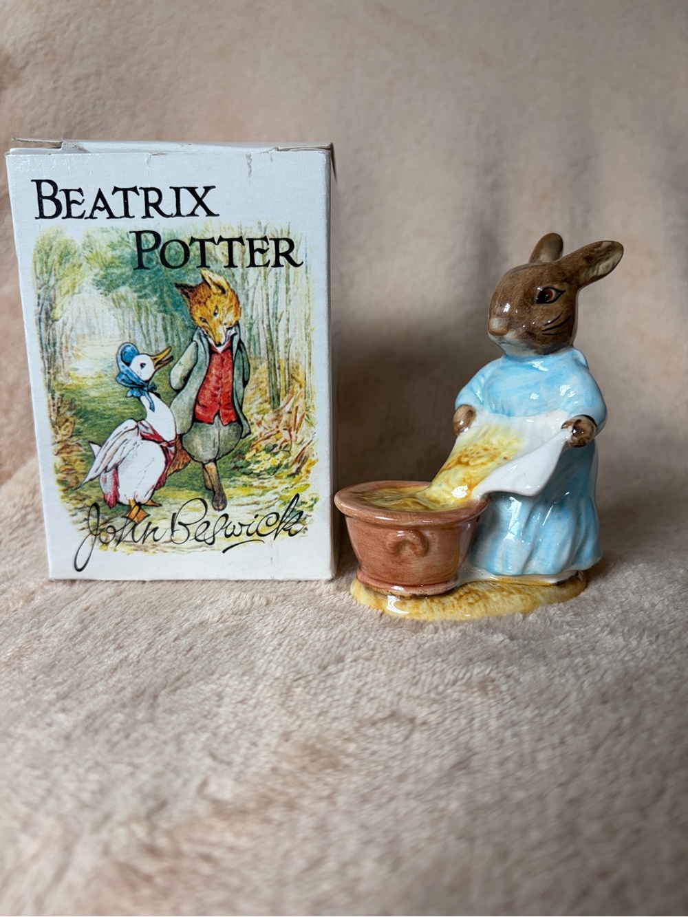 Beswick Beatrix Potter Cecily Parsley Figurine With Original Box England